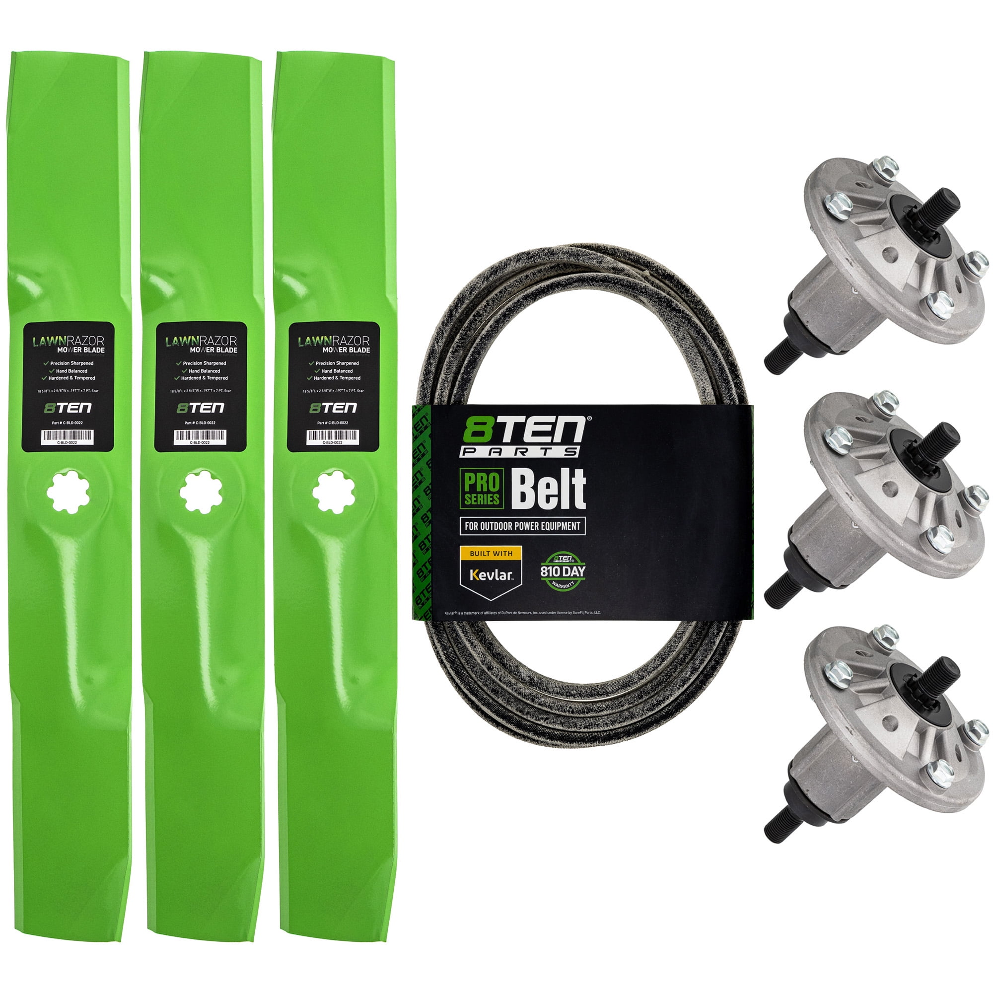 8TEN Deck Spindle Belt Kit for Husqvarna YTH22V46, YTA22V46