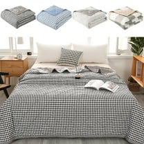 VBODN Quilts For Full Bed,King Quilt,Cotton Quilt,All Ages,Lightweight Quilt,Machine Washable Lightweight Quilt for Home Dormitory