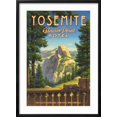 thumbnail image 2 of Art.com Yosemite, Glacier Point Hotel Art Print by Kerne Erickson, Black Frame Wall Art, 21" x 29", 2 of 5