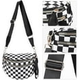 thumbnail image 5 of Emmafy Crossbody Bags for Women, Emmafy Gofree - The Roomiest Crossbody, Checkered/Solid Adjust Waterproof Bum Bag, 5 of 7
