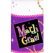 Mardi Gras 'Beads' Plastic Table Cover (1ct)