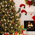 thumbnail image 2 of Naiovety Christmas Legs Pendant Climbing Window Outdoor Holiday Ornament with Living Xmas Shoes Stuffed Year New Room Feet Kits de decoración para fiestas No.1 Naiovety HA045654-01, 2 of 6