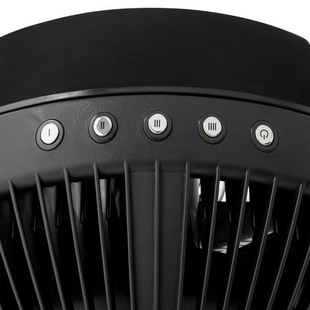 Vornado 660 Large Whole Room Air Circulator Fan, 4 Speeds, 90° Tilt, Removable Grill, 10-Inch Floor Fan for Home, Bedroom, Office, Black