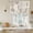 Taupe, Beige, variant on Grey Ombre Geometric Tie Up Curtains for Windows, Balloon Window Shades, Middle Century Vintage Abstract Art Kitchen Window Treatments Roll Up Curtain for Basement/Nursery 52"x45"