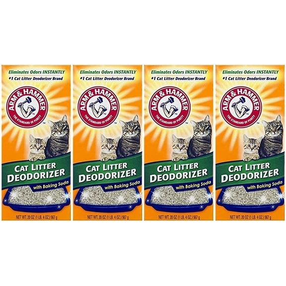 Arm & Hammer Cat Litter Deodorizer 20 oz (Pack of 4) Clean Odor Air Freshener