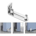 thumbnail image 2 of Guía de piso ajustable, guía inferior de pared/puerta para puerta corrediza de madera, acero inoxidable, 2 of 5