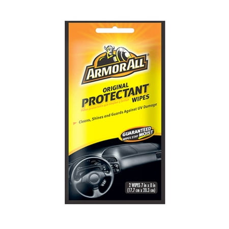 Armor All Original Protectant Wipes Cleans, Shines and Guards your Car (Best Way To Clean Car Interior Vinyl)