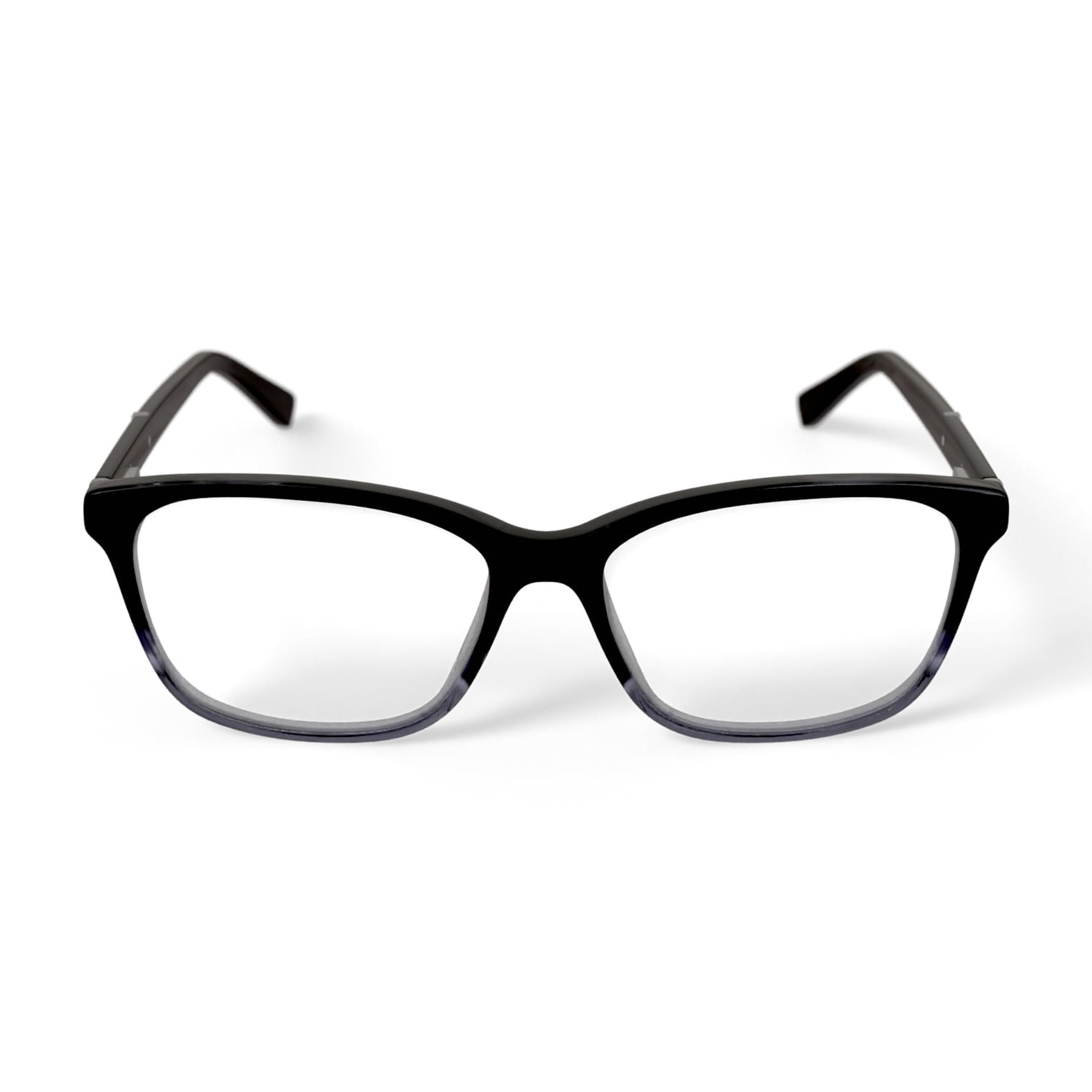 Oscar Women's OSL474 Prescription Eyeglasses with Case, Crystal Black
