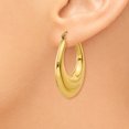 thumbnail image 3 of 14k Polished Hoop Earrings S1513, 3 of 4