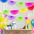 thumbnail image 4 of Multicolor Tissue Garland 14 ft by Way to Celebrate Party Banner, 4 of 5