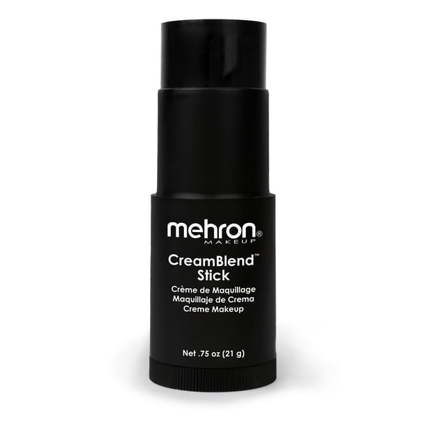 Crema de maquillaje Blend Stick Mehron Face Paint 21 g negra