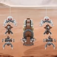 thumbnail image 6 of MOOXI Stars Wars Army Clone Platoon Attack Craft Building Set,Includes 4 Droidekas and 2 Spider Droids,Classic Creative Building Blocks Children Kit,Gifts for Kids, 6 of 7