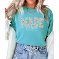 thumbnail image 2 of Made for More Faith Based Shirt for Women - Ephesians 2:10 Floral Christian Graphic Tee Seafoam Shirt Adult Medium, 2 of 7