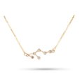 thumbnail image 1 of Constellation Tema Diy Diario Diebre Amistad Collar Ins Creative Ajustable Colgante ajustable para amantes Festival Regalos de cumpleaños Leo Gold Inevent AP009330-06, 1 of 6