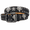 Black wolf head, variant on Y2K Studded Belt for Men Women, Snake-Texture Punk Goth Belt with 3D Skull Spider Wolf Hardware, Double-Row Rivet Waist Belt for Concert Festival Streetwear, 6 Styles & 3 Sizes