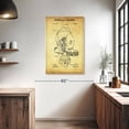 thumbnail image 3 of Elephant Stock Football Helmet Patent Wall Art - Vertical Canvas Wall Art - Living Room Wall Decor - Patent Canvas - Yellow And Black Decor - 26" x 39", 3 of 8