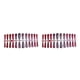 thumbnail image 4 of Uñas postizas Soidarity 24 piezas en forma de T extra largas con degradado estampado rojo negro, 4 of 6