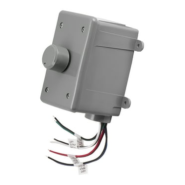 300W Rotary Outdoor Volume Control, Impedance Matching and Weather Resistant, Grey - OVC300