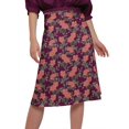 thumbnail image 4 of Moomaya Jupe Imprimée pour Femmes en Poly Spandex Tenue Décontractée Jupe d'Été pour Filles, 4 of 5