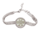 thumbnail image 1 of White Abstract Butterfly patron de origami Pulsera de tobillera de cadena de tenis, joyería de diamantes, 1 of 3