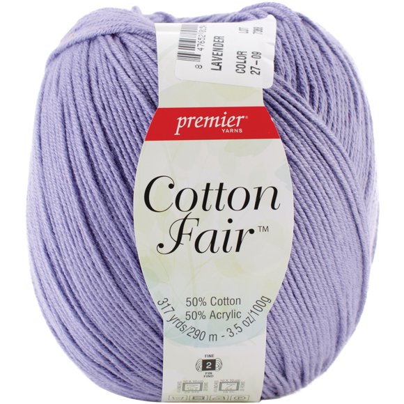 Premier Yarns Fil de Coton Uni-Lavande