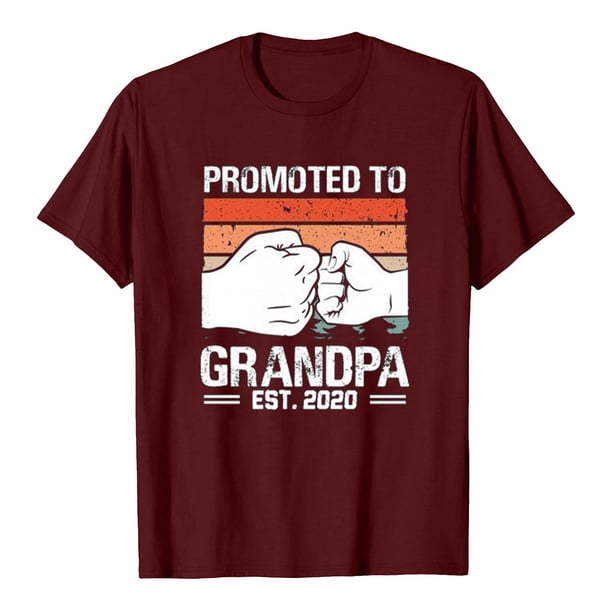 Camiseta del día del padre Camiseta de manga corta con estampado de letras de verano para hombre y mujer Regalo para el padre Fridja hjk3013
