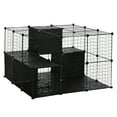 thumbnail image 1 of PawHut 56 Panels Pet Playpen Small Animal Cage for Rabbit, 1 of 10