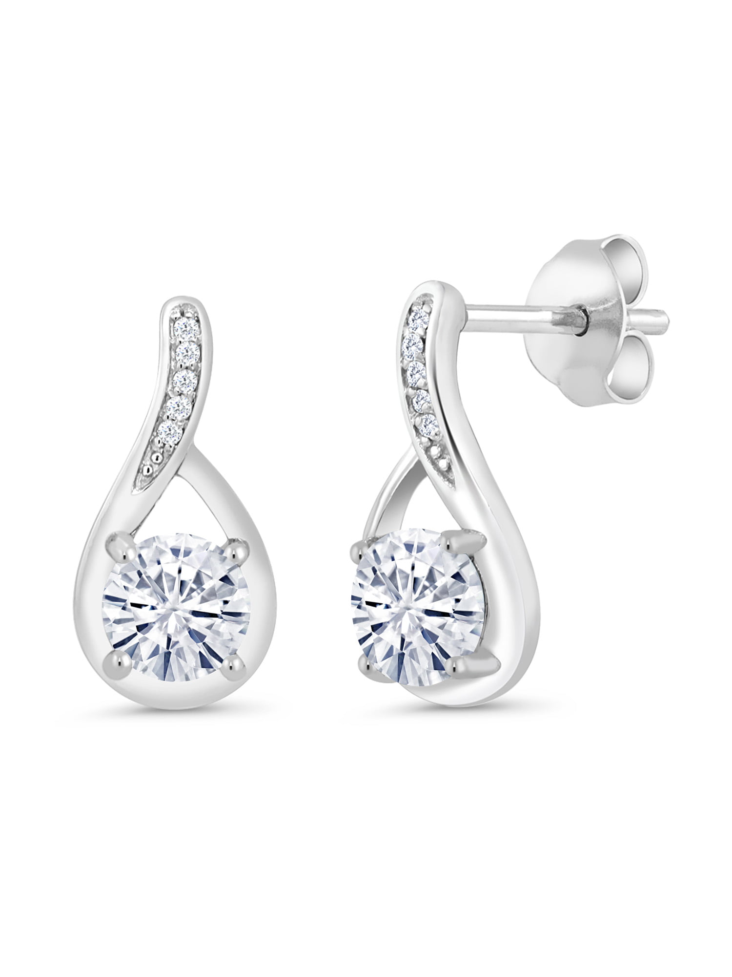 Details about   .925 Sterling Silver 20 MM Children's Enameled Princess Dangle Stud Earrings 