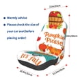 thumbnail image 3 of Wukai Fall Pumpkins Full Set Car Seat Covers with Soft Padding Universal Auto Front Seats Protector and Cushion Mat, 3 of 5