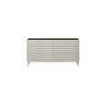 thumbnail image 2 of Whiteline Pino High Gloss Dark Grey Angley Dresser DR1752-DGRY/LGRY, 2 of 6