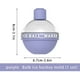 thumbnail image 2 of Molde para cubitos de hielo esféricos grandes de 6 cm | Fabricado en ABS | Diseño de fácil desmoldeo | Derrite lentamente | No tóxico e inodoro | Enfriador de bebidas para verano | 1 paquete, 2 of 2