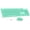 Mint Green, variant on Pink Wireless Keyboard and Mouse Combo, Full-Sized Ergonomic Computer Keyboard, 2.4GHz Cordless Keyboard Silent Mouse Set with 2-in-1 USB Receiver, 12 FN Shortcuts for Windows Laptop, PC/Mac