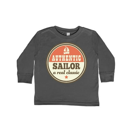 

Inktastic Sailing Gift for Sailor Sailboat Gift Toddler Boy or Toddler Girl Long Sleeve T-Shirt
