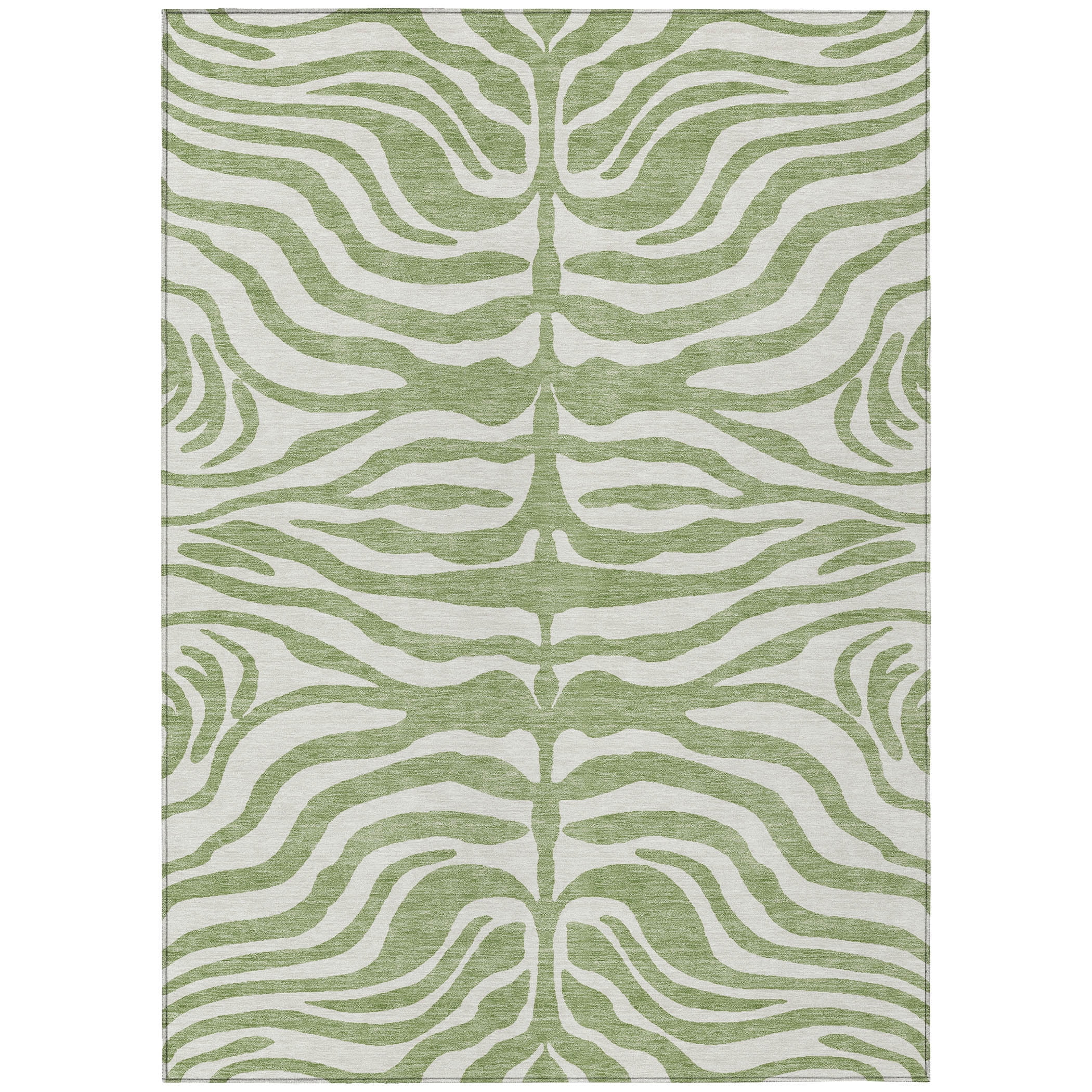 Addison Rugs Chantille Indoor/Outdoor Transitional Geometric, Abstract Aloe Washable Rectangle Rug, 10' x 14'