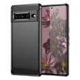 thumbnail image 1 of PANDACO Black Brushed Metal Case for Google Pixel 7 Pro, 1 of 5