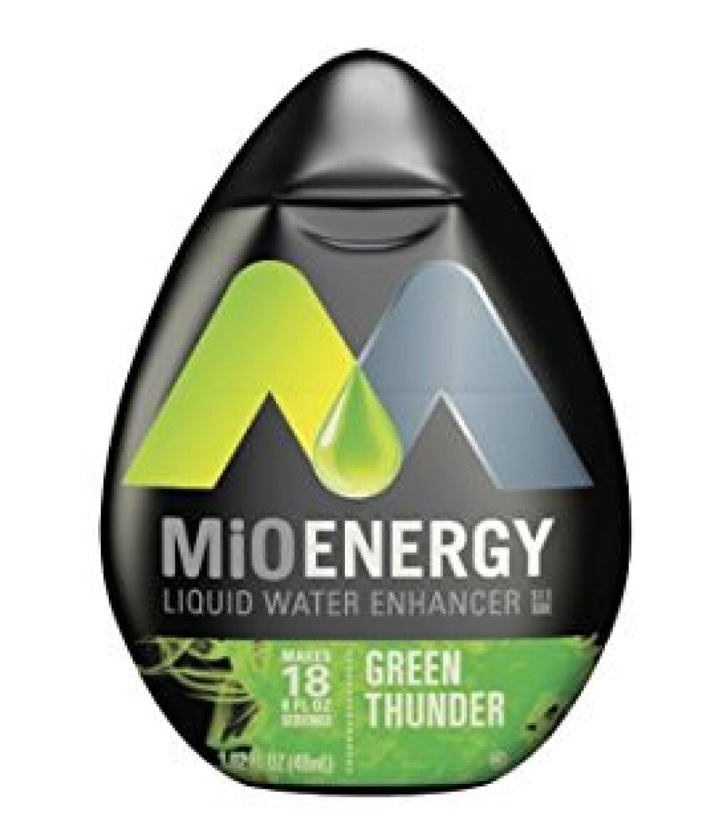 MiO Green Thunder, Green Apple Flavor, Caffeine Water Enhancer