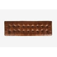 thumbnail image 4 of Global Archive Leather Ottoman - Saddle, 4 of 4
