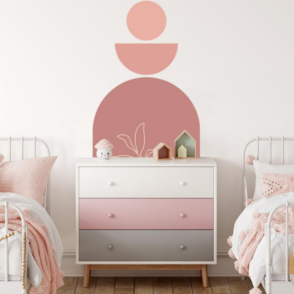Buy Boho Arch Wall Decal , Pastel Strips Wall Sticker , Removable Bohemian  Style Decal , Soft Colors Sticker for Bedroom , Boho Wall Decals Online in  India 