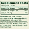 thumbnail image 3 of Spring Valley Calcium Plus Vitamin D Tablets, 600 mg, 500 Count,  Bone & Joint Health Dietary Supplement, Value Size, 3 of 11