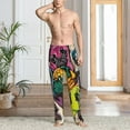 thumbnail image 2 of Rateoe Colorful Pug Pattern Men’s Ultra-Soft Comfy Pajama Lounge Pants Sleepwear,Comfortable Lounge Wear,lightweight Pajamas, Casual Home Wear-X-Large, 2 of 6