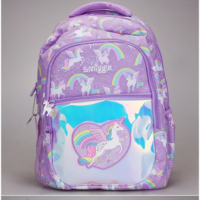 Teenager Backpack Primary School Student Backpack Large Capacity Cartoon Shape Bag With Glitter Pen-SinKeeU