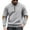 Light Gray, variant on LWavelet Men Half Zip Pullover Sweatshirt Casual Long Sleeve Patchwork Design Warm Fleece Top with Kangaroo Pocket for Outdoor Sports Activities