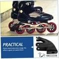thumbnail image 4 of FRCOLOR 1Set Inline Skate Brake Pad Black Roller Skates Accessories Easy Install Sturdy Material, 4 of 7
