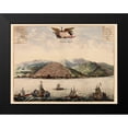 thumbnail image 2 of Ogilby 14x11 Black Modern Framed Museum Art Print Titled - Algiers Mapbook Algeria - Ogilby 1690, 2 of 5