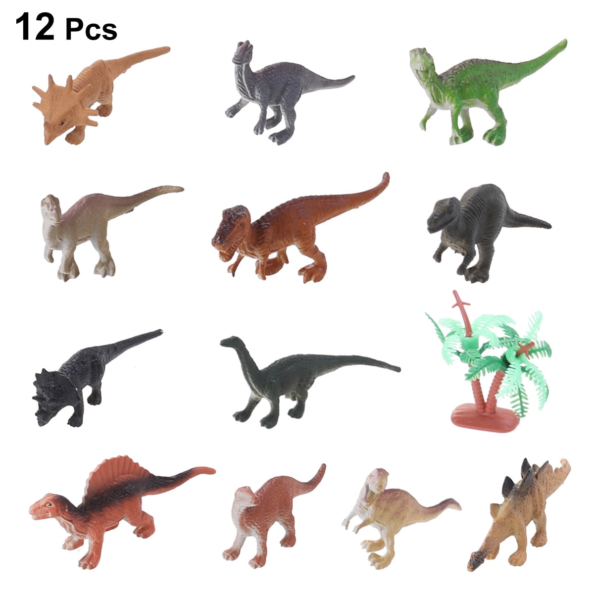 aydinids 6 pcs mini volcano model with 12 pcs mini dinosaur figures
