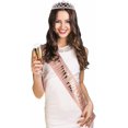 thumbnail image 3 of Ubiuo 2-piece Suit Birthday Princess Sash And Rhinestone Tiara Kit Birthday Gifts Glitter Sash And Birthday Crowns For Women Girl Party Decoration (ro, 3 of 4