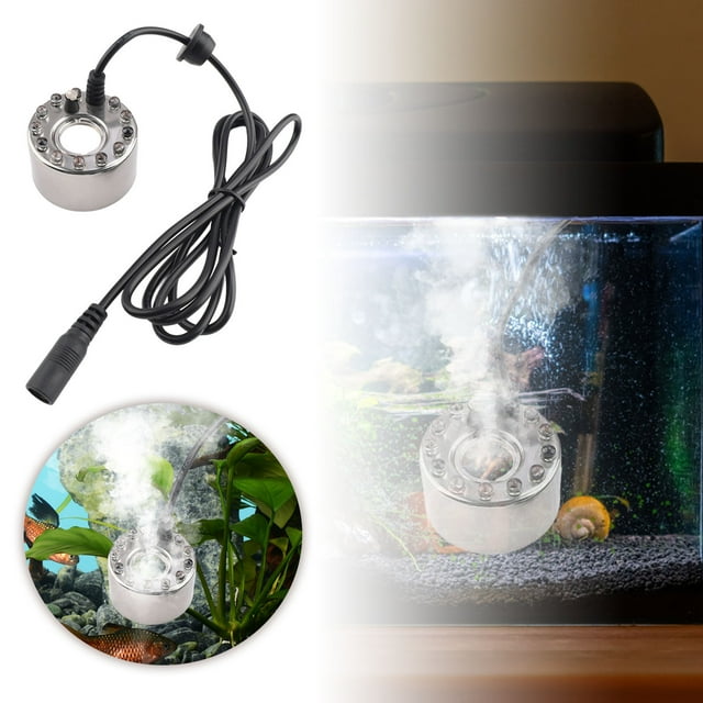 Color Change Spray LED Atomizer Suitable For Pool Fish Three Color Gradual Change Atomizer Head Indoor Garden Hose 75 Ft Brass Nozzle Flexible Hose 50 Ft Water Can for Indoor Big Glass Expandable