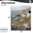 thumbnail image 4 of Stupell Industries Rustic Lodge Pink Meadow Overlooking Sailboats Canvas Art, 30 x 40, by Riley B, 4 of 8