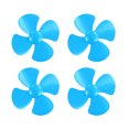 thumbnail image 1 of Unique Bargains RC Boat Propeller 4-Vanes 80mm Fan for 2mm DC Motor Shaft RC Model DIY Blue 4pcs, 1 of 4
