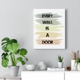 thumbnail image 6 of Inspirational Wall Art  Every Wall Is A Door Wall Art Motivation Wall Decor for Home Office Gym Inspiring Success Quote Print Ready to Hang Unframed, 6 of 16